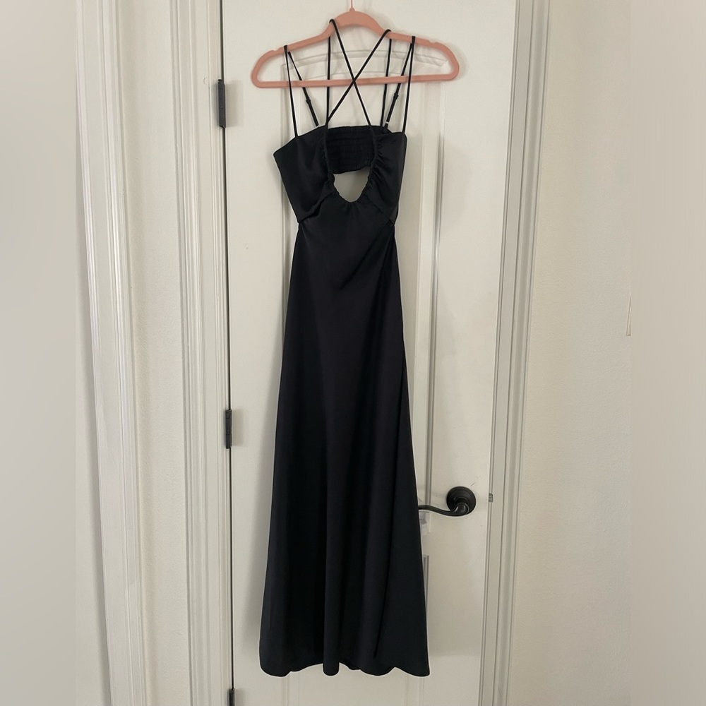 A.L.C. Halter Black Dress